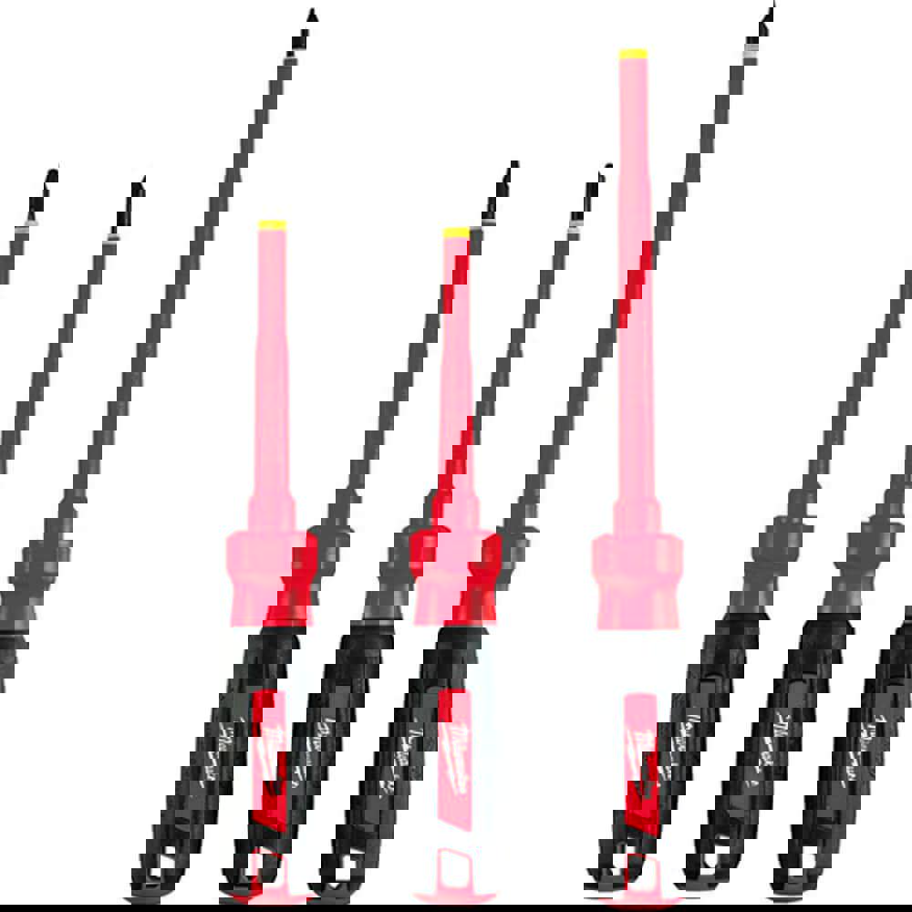 Screwdriver Set: 3 Pc, Slotted